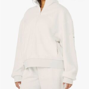 Alo Yoga Micro Sherpa Solstice Pullover